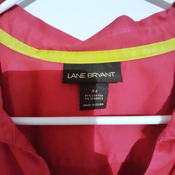 PLUS Lane Bryant Fuschia Blouse - Picture 3 of 3